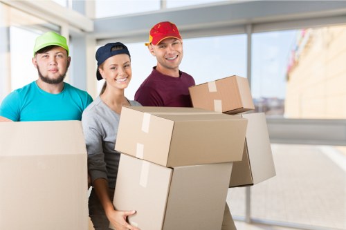 Encrypted payment processing for moving service bookings