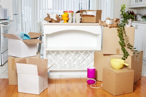 Packing and transport support for home or office removals